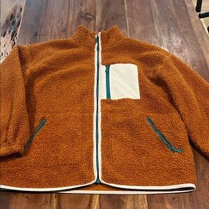 Universal Thread Orange Sherpa Jacket